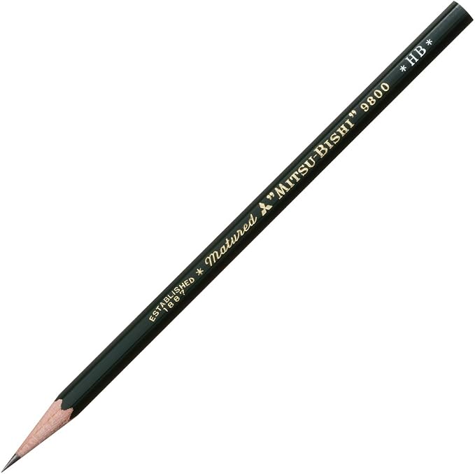 Mitsubishi Pencil Co., Ltd. 9800 pencil dozen (12 pieces) HB K9800HB (japan import)