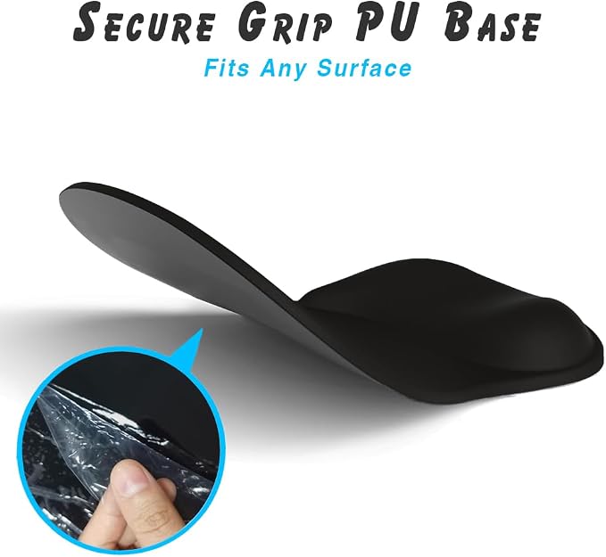 ErgoComfort Gel Wrist Rest Mouse Pad-Ergonomic Office Mousepad with Wrist Support-Non-Slip, Design Desk Accessories Mat for Home&Game Decor (06Purple Ombre)