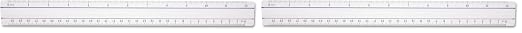 Westcott 15571 Clear Data Processing Magnifying Ruler, 12 Inch (Pack of 2)