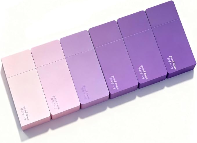 LOPURO White Correction Tape, 6Pcs Cute White Out Correction Tape,Pastel Color Correction Tapes Eraser Easy to Use Instant Applicator for School Office Home Aesthetic Supplies (Purple)
