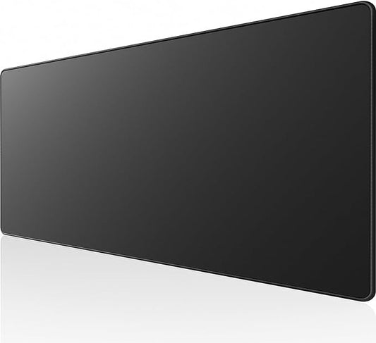 KTRIO Large Gaming Mouse Pad Desk Mat for Gamer, 31.5" x 15.7", Black, XXL | Extended Size Design, Superior Micro-Weave Cloth, Non-Slip Rubber Base, Durable Stitched Edges, Water-Resistant Coating