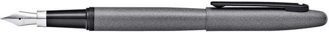 Sheaffer VFM Gunmetal Grey Lacquer w/Matte Black Powder Coated Appointments and Fine Nib Fountain Pen