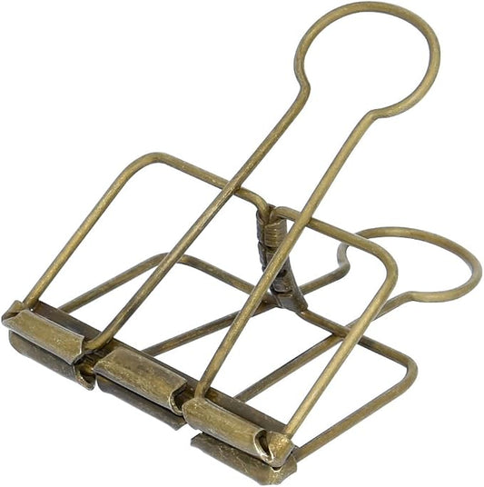 Extra Large Binder Clips 2 Inch, Big Paper Clamps Bronze for Office School Supplies (15Pcs)