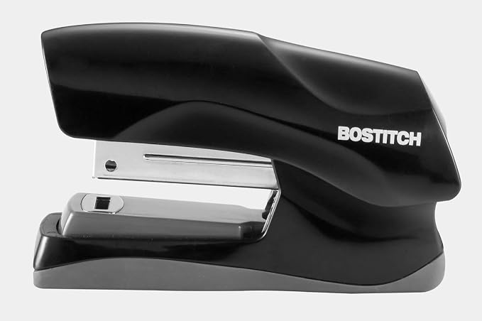 Bostitch Office Heavy Duty 40 Sheet Stapler with 5,000 Staples, Small Stapler Size, Fits into the Palm of Your Hand, Value Pack, Black (B175-BLK-VP)