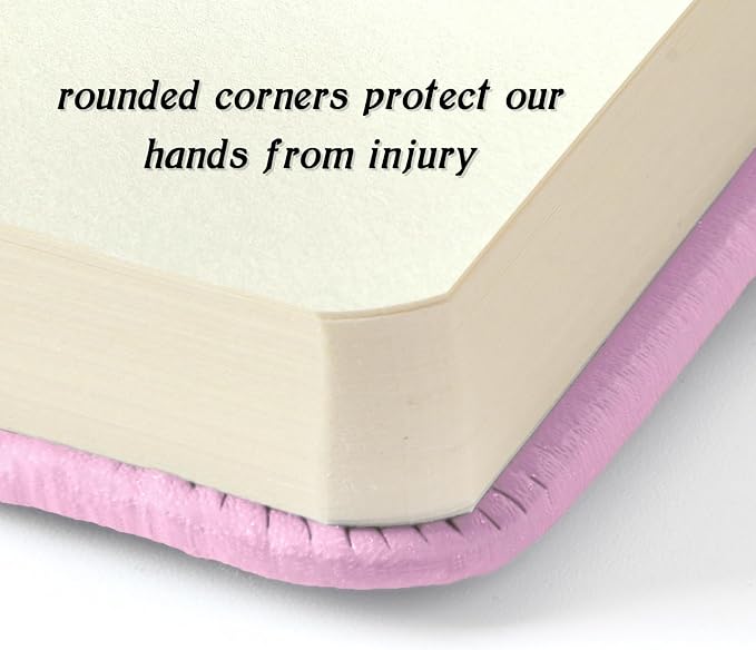 5" x 5" Hardcover Sketch Book,58 Sheets Small Mixed Media Pocket Sketch Pad | PU Cover,150 GSM Acid Free Artist Drawing Paper,Travel Journal Blank Notebook for Adults Sketching,Illustration.Purple Pink