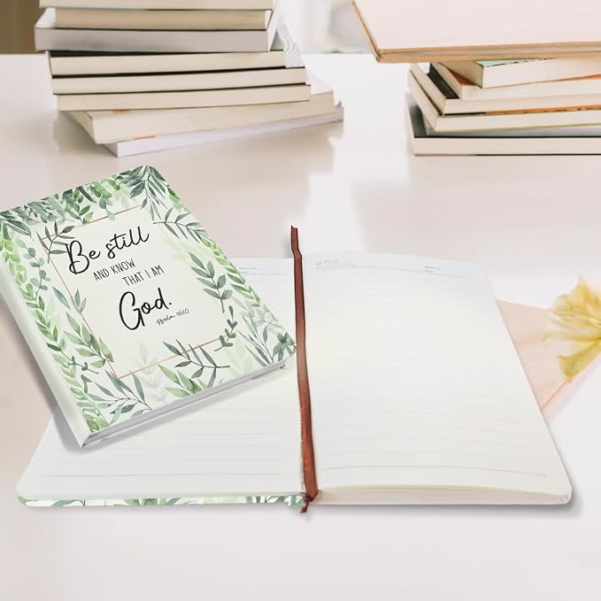 Christian Hard Shell Journal Notebook Notebook 200 Sheets (5.8 x 8.3) | Bible Gifts for Women, College Ruled Notebook, Inspirational Notebooks, Journals for Writing Planner Note Taking