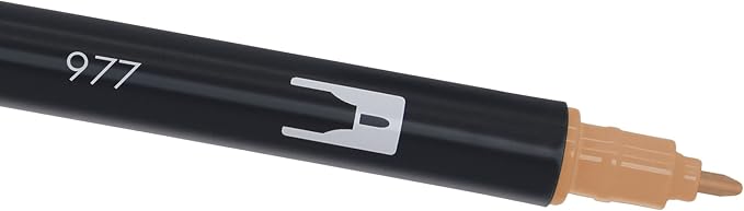Tombow : Dual Tip Blendable Brush Pen : Saddle Brown