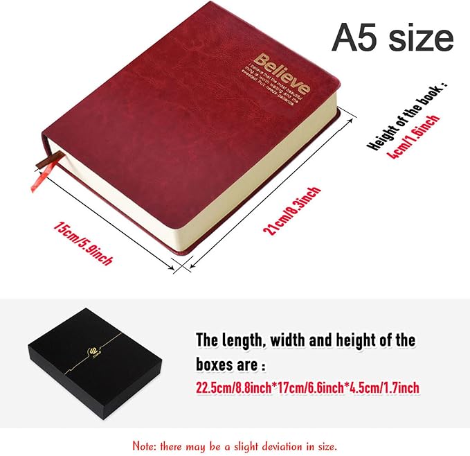 Lemical 720 Pages Horizontal Line Notebook with Pen Gift Set Vintage Retro Leather Cover Thick Notebook Travel Journal Diary Writing Book Memo Journal Notepad Diaries Drawing Sketchbook
