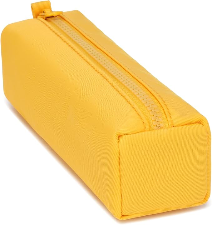 Pencil Case Lightweight and Durable Ideal Pencil Pouch for School and Office Supplies (Yellow,Oxford)