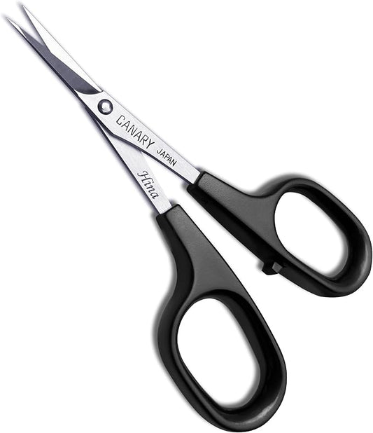 CANARY Professional Paper Scissors 4" [Extra Pointed Tips], Mini Precision Scissors for Cutting Art, Kirie Paper Cut Art, Made in Japan