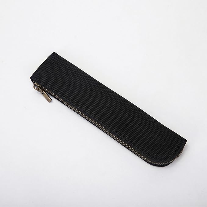 Slim Pencil Case Small Pencil Pouch Pen Case (Beige/CV)