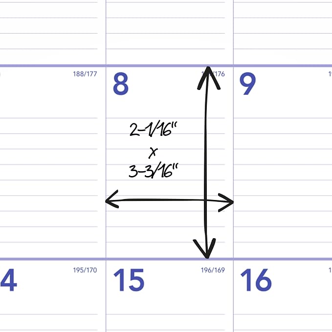 AT-A-GLANCE Wall Calendar 2026-2027 Planner, Academic 12-Month July-June, Monthly, 15-1/2" x 22-3/4", Ruled Daily Blocks (AY328)
