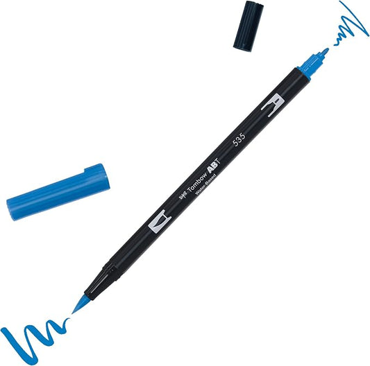 Tombow ABT 535 Dual Brush Pen - Cobalt Blue