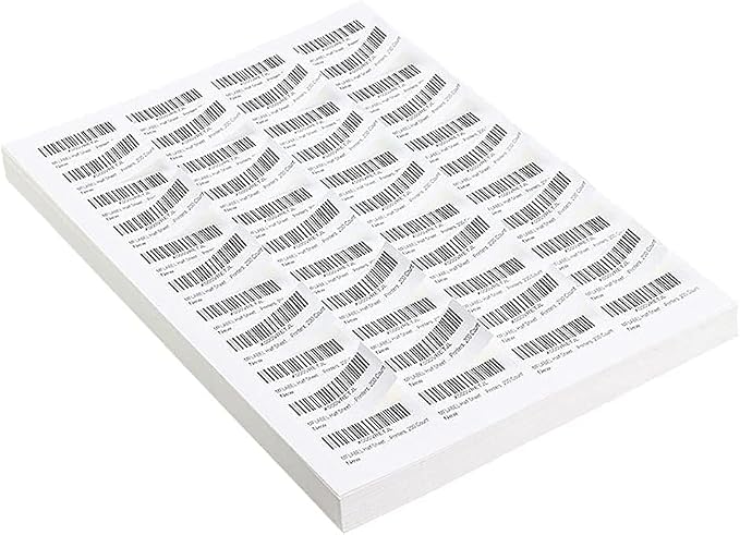 LabelMore 30 up Labels 1" X 2-5/8" Shipping Address FBA Label for Laser and Inkjet Printers (5000 Sheets / 150000 Labels)