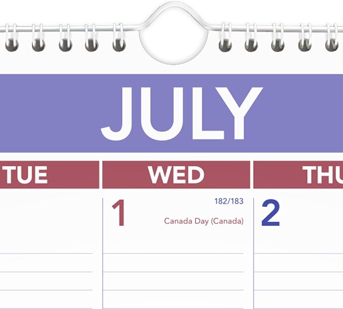 AT-A-GLANCE Wall Calendar 2026-2027 Planner, Academic 12-Month July-June, Monthly, 15-1/2" x 22-3/4", Ruled Daily Blocks (AY328)