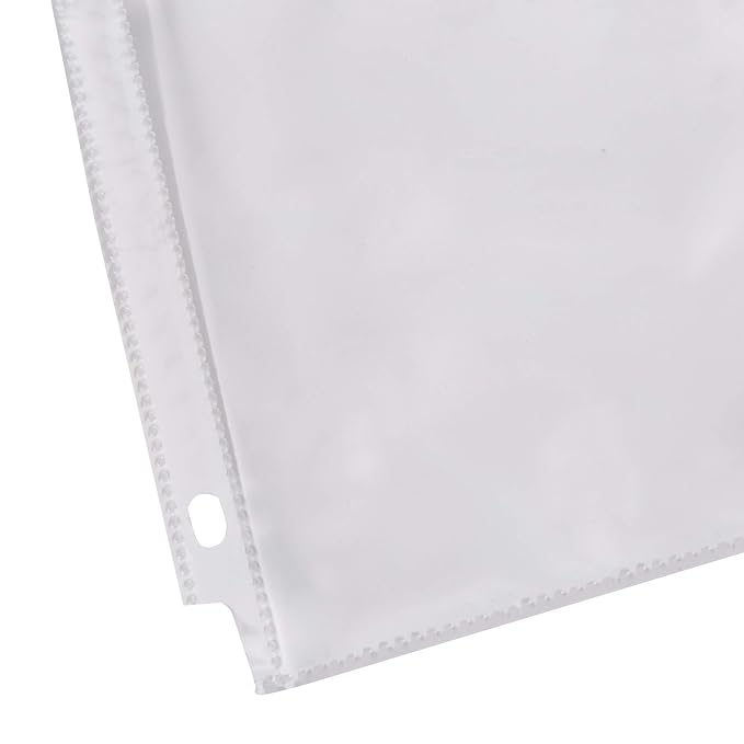 Amazon Basics Sheet Protectors for 3 Ring Binder, Top Loading, Clear Plastic, 1200-Pack