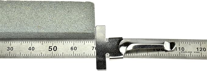 SE Stainless Steel SAE Metric Ruler Set - Stainless Steel Precision Ruler Measuring Tool - Detachable Clips - Set of 2 Pcs - 925PSR-2