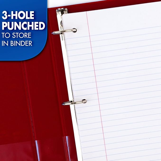 Mead Loose Leaf Paper, Notebook Paper, College Ruled Filler Paper, Standard, 8 x 10.5, 200 Sheets (15326)