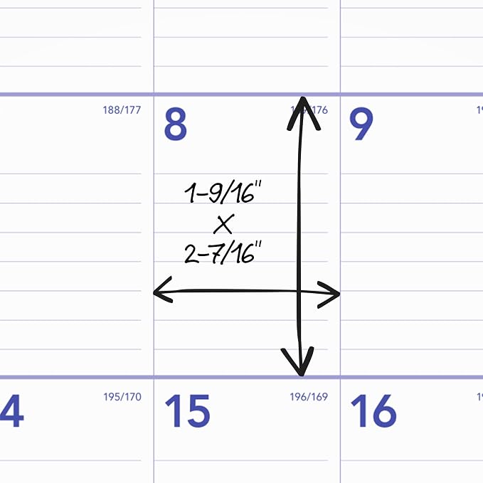 AT-A-GLANCE Wall Calendar 2026-2027 Planner, Academic 12-Month July-June, Monthly, 12" x 17", 12-Month, Ruled Daily Blocks (PMA228)