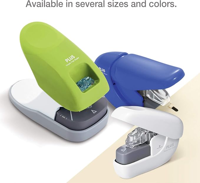 Paper Clinch Desktop Staple-Free Stapler, Blue (31260)