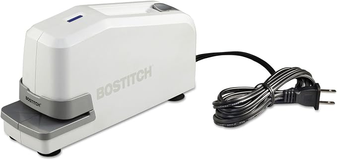 Bostitch Office Impulse 30 Sheet Electric Stapler - Heavy Duty, No-Jam, White (02011)