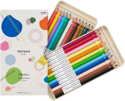 三菱鉛筆 Colored Pencils Set, Soft Core Pencils for Coloring