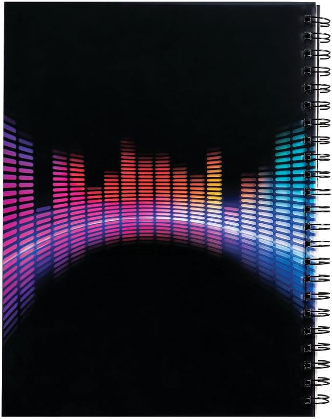 UCreate Fashion Poly Sketch Book, Sonic Vibes, 9" x 12", 1 Count
