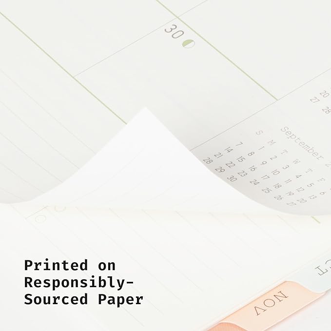 Blue Sky 2026-2027 Weekly & Monthly Academic Planner, 5.88"x8.63", Callisto | July 2026 - June 2027, Flexible Cover, Wirebound, Laminated Tabs, Storage Pocket, 20 Extra Notes Pages, WAAV