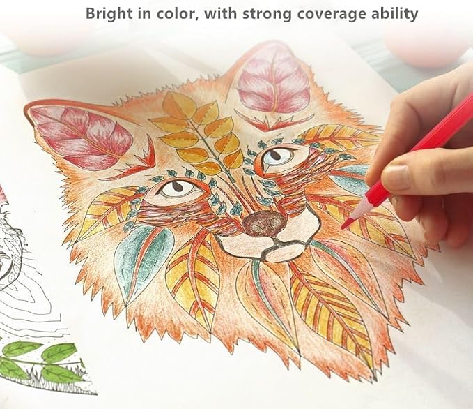 TCHZA 36 Pack Colored Pencils for Soft Core, Art Drawing Pencils for Artists Kids Beginners,Sketching, Painting