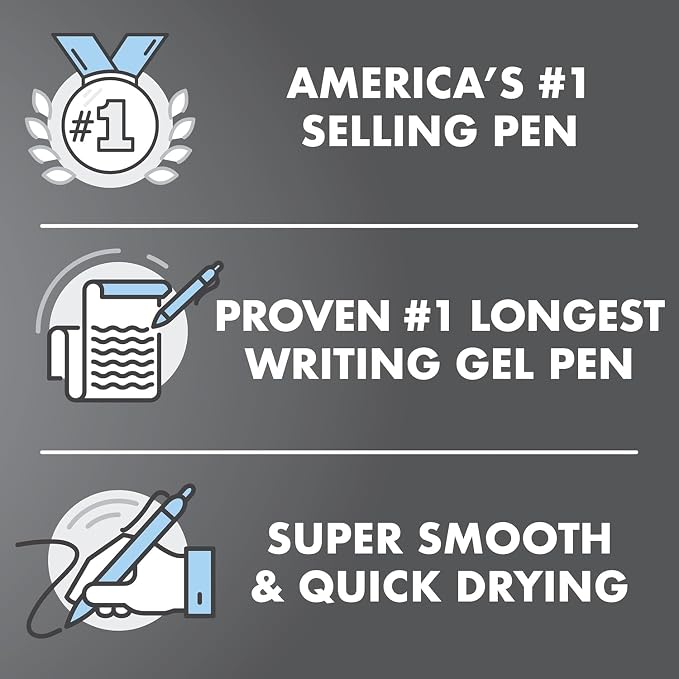 PILOT G2 Premium Retractable Gel-Ink Rolling Ball Pens,Bold Point (1.0mm),1.0 Gel Pens,Assorted - Ideal for School,Journaling,& Office Writing,(Pack of 20)