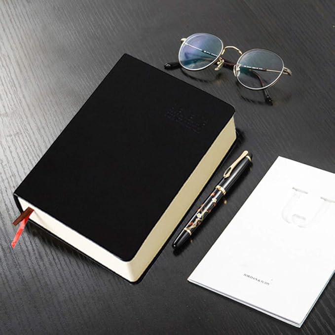 Lemical 720 Pages Thick Journal with Gift Box & Pen, Thick Leather Journal Notebook Writing Journal Notebook With Pen & Gift Box Lined Paper Travel Diary Ideal Gift for Anniversary Birthday Holiday