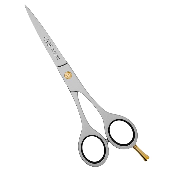 Facón Hair Cutting Scissors - Professional Hair Scissors 6.5 Inch Razor Edge Barber Shears Salon Hair Cutting Shears - Japanese Stainless Steel - Precision Cutting Premium Shears for Men, Women & Kids