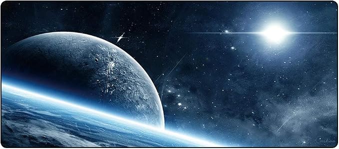 XXL Professional Large Mouse Pad & Computer Game Mouse Mat (35.4x15.7x0.1IN, 90x40 Space)