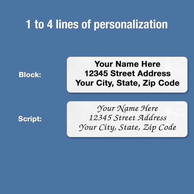 Colorful Images Personalized Return Address Labels | Gloss White, 500 Cpunt, Self-Adhesive, Without Dispenser, Customize with Name & Shipping Address, Colorful Images