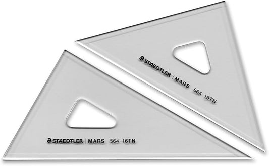 Staedtler Ruler Triangle Ruler for Drafting Set Ink Edge Mars 564 16 TN