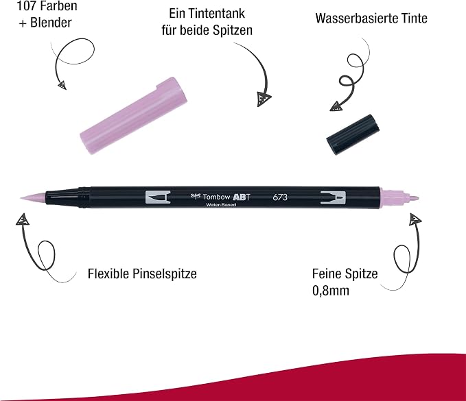 Tombow Dual Brush Pen, Abt, No. 673 (AB-T673)