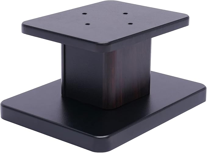 Universal Speaker Stand Pair, H6in Desktop Bookshelf Speaker Stands Holder for Surround Sound Studio Monitors Up to 33lbs, for Home Theater Living Room Floor, Black