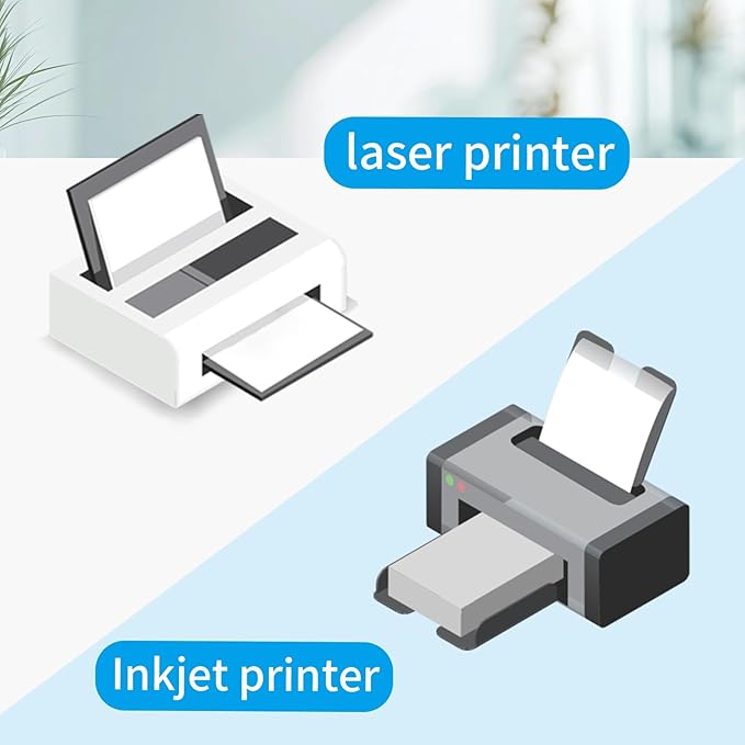 1" x 2-5/8" Address Labels- Holographic Color Stickers for Laser/Inkjet Printer mailing Labels 8.5"×11"- Holographic Star- 20 Sheet