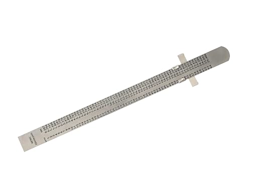 PEC Tools 6” Machinist Pocket Ruler – 10 Pack Bundle, Stainless Steel Ruler with Pocket Clip - mm and 64ths Graduations on Front, Metric Equivalents Chart on Back, Round End Metal Rule, Made in USA