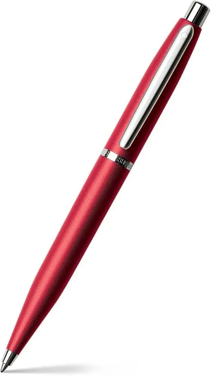 Sheaffer VFM Excessive Red Ballpoint Pen with Chrome Trim