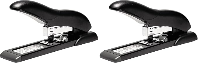 Rapid HD80 Personal Heavy-Duty Stapler, Black (Pack of 2)