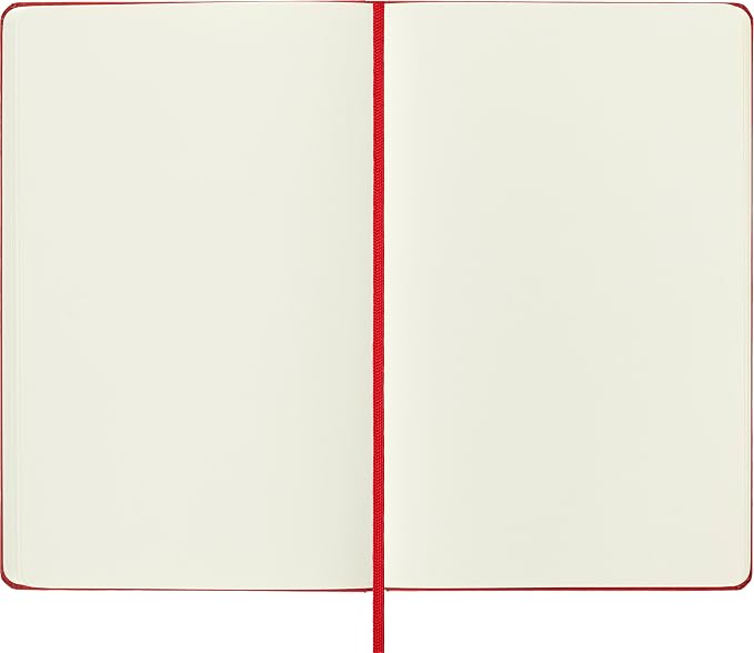 Moleskine Art Sketchbook, Hard Cover, Large (5" x 8.25") Plain/Blank, Scarlet Red, 104 Pages | Large 5" x 8.25" 104-page sketchbook with 165 gsm paper for drawing, illustration, and dry media.
