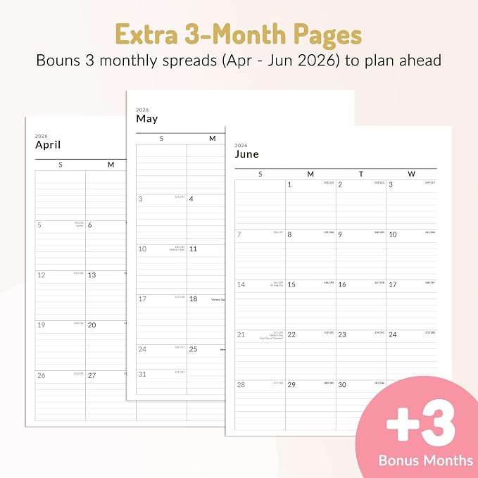 Forvencer Academic Planner 2026-2027, Hardcover Calendar Planner Weekly & Monthly, July 2026 - June 2027, 8.5" x 11", Daily Agenda with Tabs, College School Organizer for Student Teacher, Purple Marble