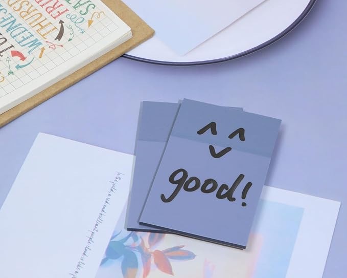 ONLYKXY 2 Pack Rectangle Transparent Sticky Notes 2.95x1.96inch Waterproof Index Sticker Self-Stick Book Tabs 100 Sheets PET Markers Sticky Notes Pad (Light Grey)