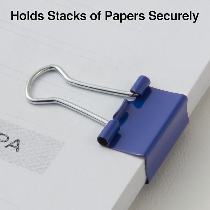 Staples Mini Binder Clips, Assorted Colors, 180 Pack – Small Clips for Notes, Receipts & Paper Organization