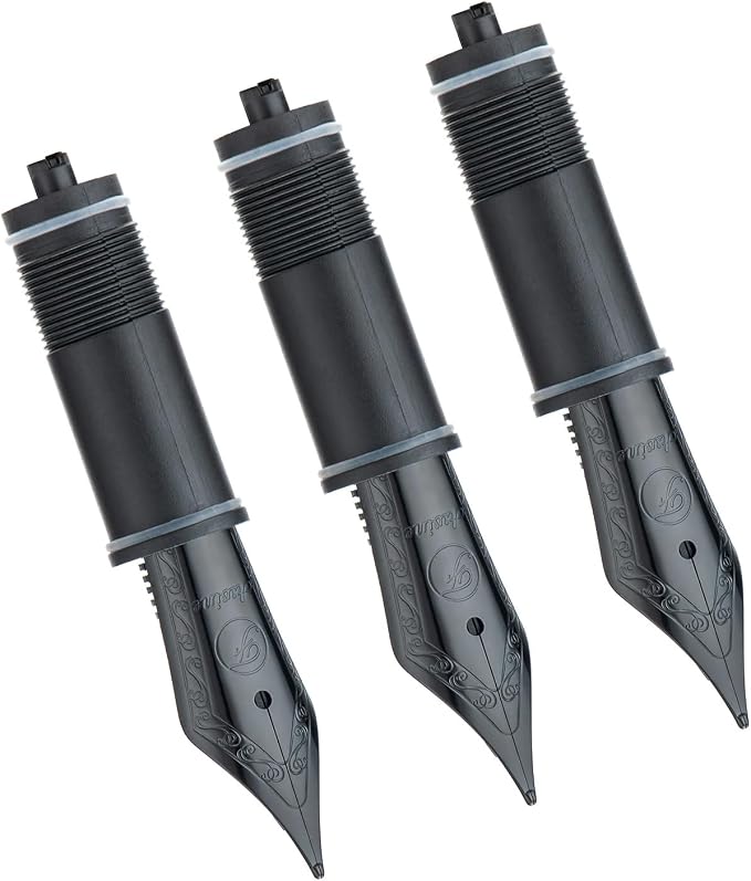 Asvine 3 PCS Fountain Pen Black Nib #6 Fine Nib V169, P20, P30 and V126