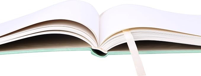 WORLD TRAVELER Large Lined Journal Notebook 256 Ruled White & Ivory Pages | Lay-Flat Binding, Gilded Page Edges Resist Wear, Reinforced Square Corners, Bleed-Resistant Smooth Paper