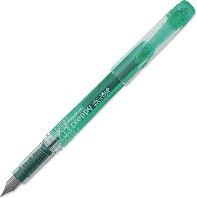 PLATINUM Fountain Pen, Preppy, Fine Nib, Green (1716412.0)