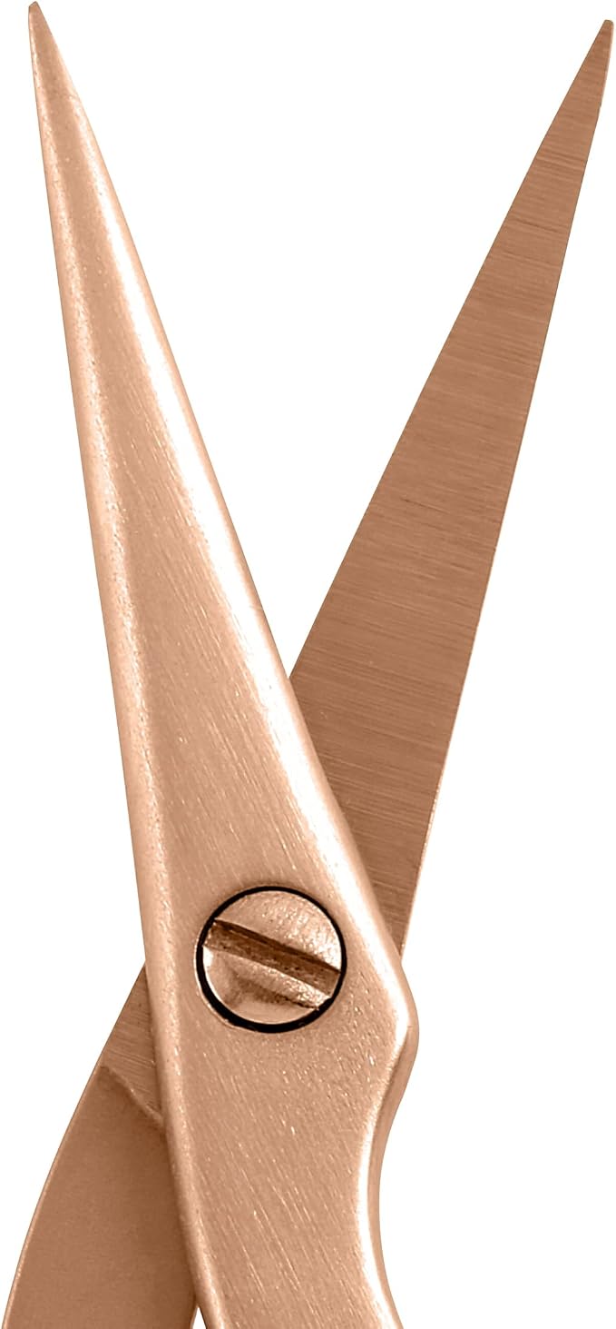 Tweezerman Exclusive Eyebrow Shaping Scissors & Brush Rose Gold
