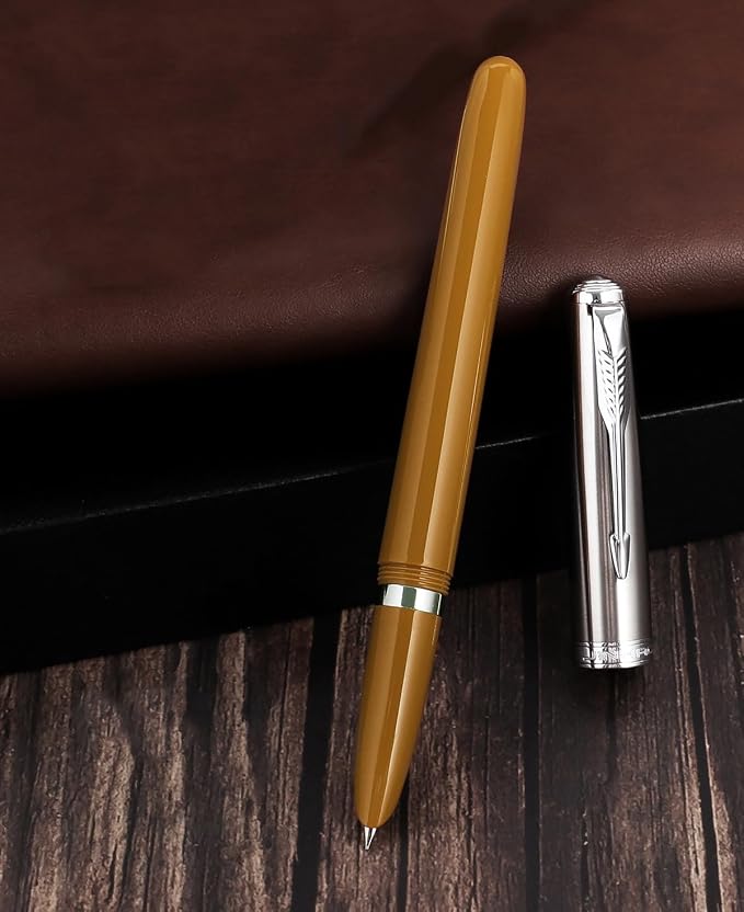 3 Pieces Jinhao 86 Fountain Pen Extra Fine Nib with Ink Converter Office Writing Supplies (Set Two)